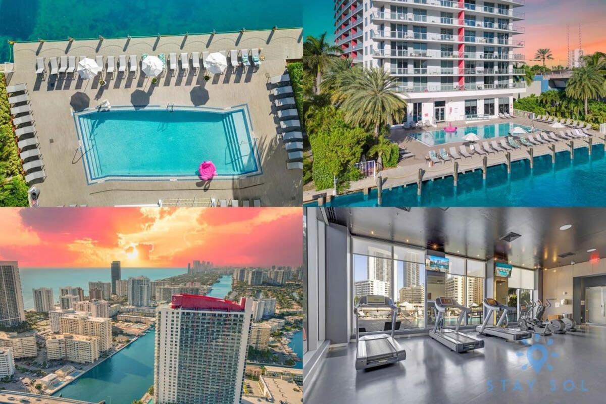 Balcony - Pool - Near Beach - Gym Plaja Hallandale Exterior foto